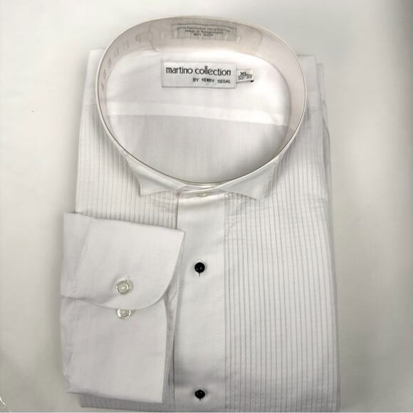 Martino Collection Other - New Martino Collection Men’s White Dress Shirt Long Sleeve Formal - XL 32/33